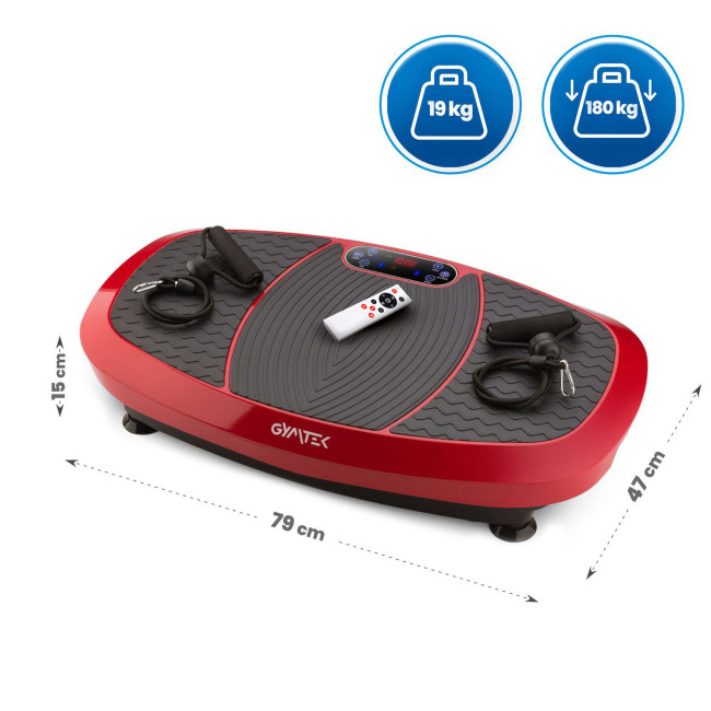 Вібраційна платформа Gymtek 3D XP750 Red
