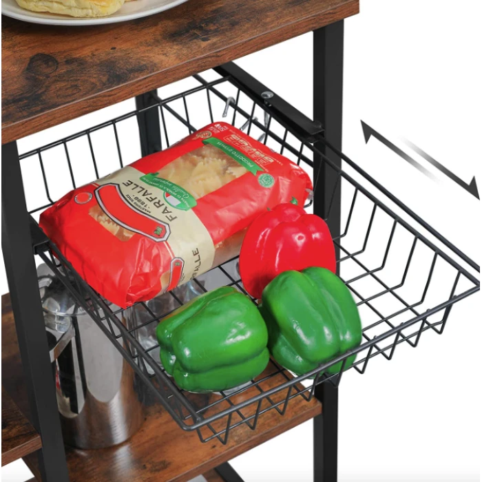 Кухонный стеллаж Leobert Supretto с местом для микроволновки в стиле Loft