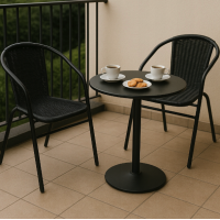 Садовое кресло Jumi Bistro New черный