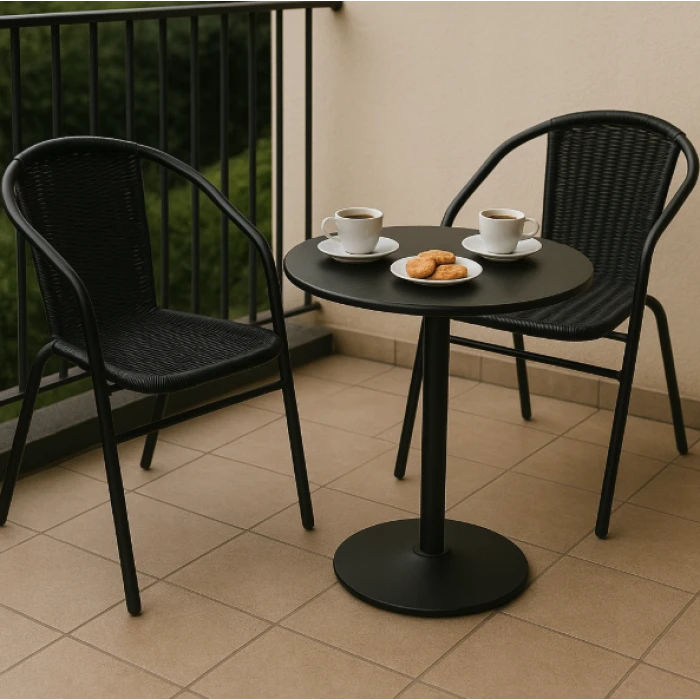 Садове крісло Jumi Bistro New чорний