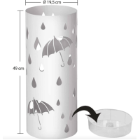 Подставка для зонтов Leobert Sakura круглая форма белый