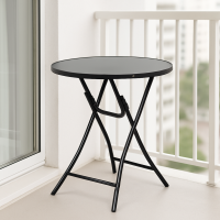 Стол садовый Costway Mix складной круглый