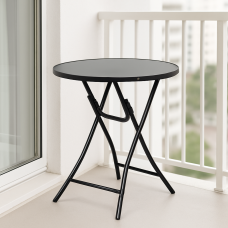 Стол садовый Costway Mix складной круглый