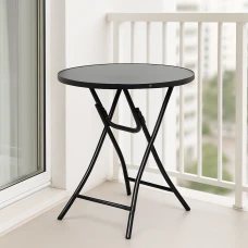 Стол садовый Costway Mix складной круглый