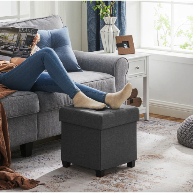 Пуф Leobert Jasmine 37 л серый