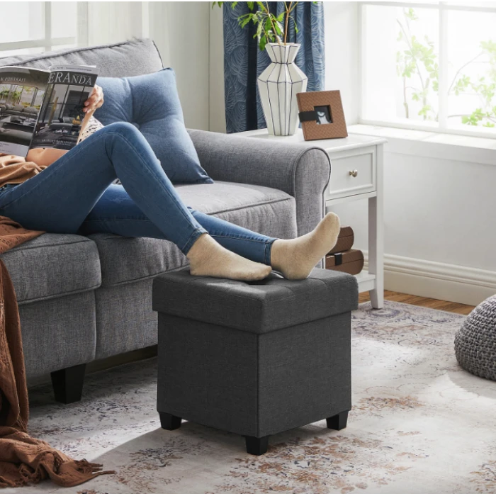 Пуф Leobert Jasmine 37 л серый