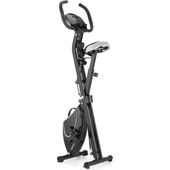 Велотренажер Gymtek FX600 магнитный складной с эспандерами серебряный