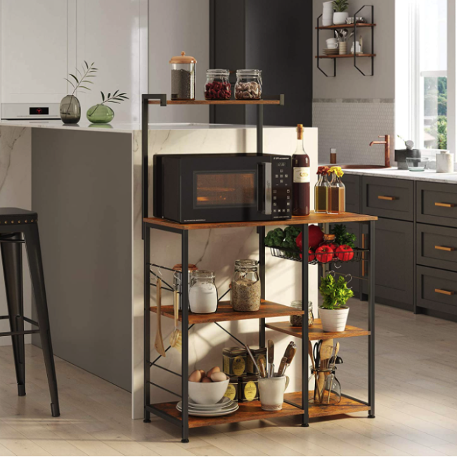 Кухонный стеллаж Leobert Supretto с местом для микроволновки в стиле Loft