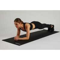 Килимок (мат) для фітнесу та йоги York Fitness 0,3см чорний