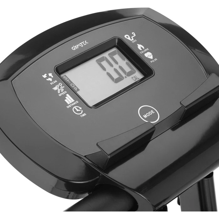 Велотренажер Gymtek FX600 магнитный складной с эспандерами серебряный