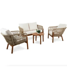 Комплект садових меблів Di Volio Deli бежево-кремовий