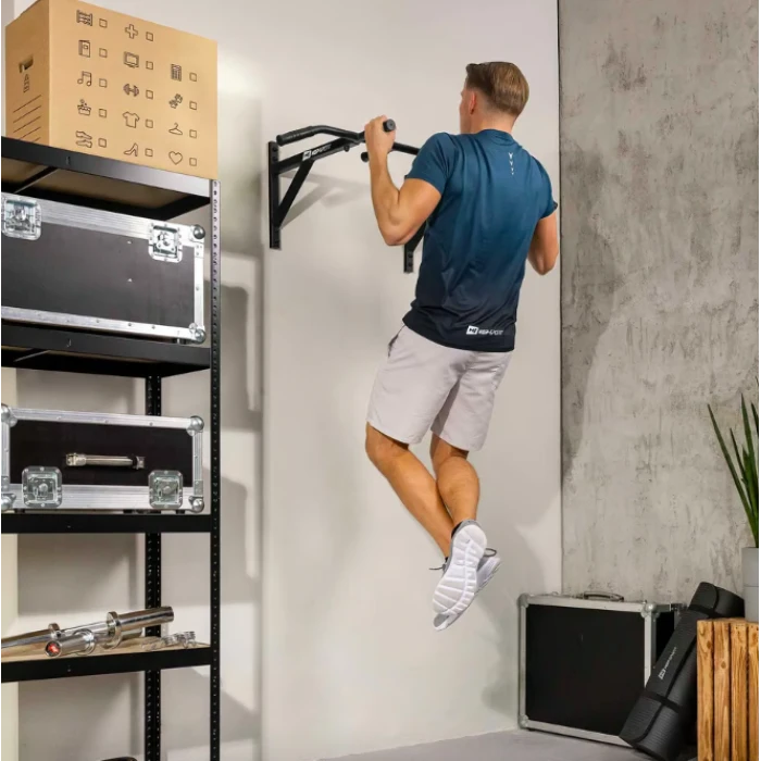 Турник настенный Hop-Sport HS-2004K с перчатками