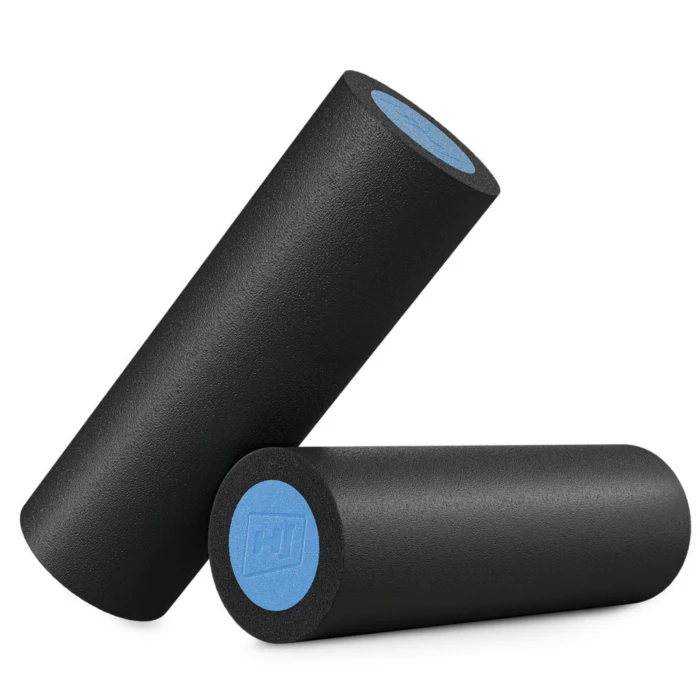 Масажний ролик (валик, роллер) Hop-Sport EPE 45см Чорно-блакитний