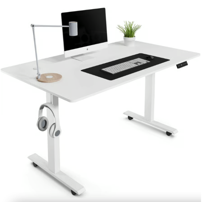 Компьютерный стол с регулируемой высотой Di Volio Rapalo белый
