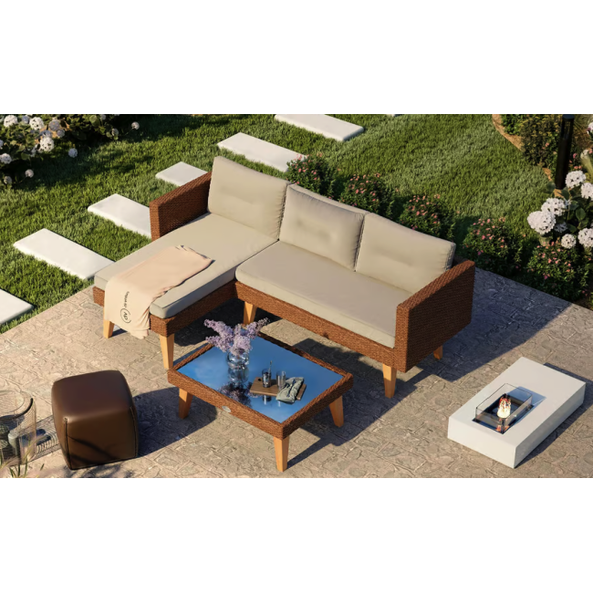 Комплект меблів для саду Di Volio Imola коричневий