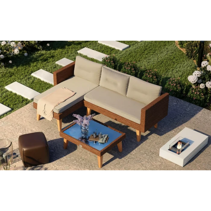 Комплект мебели для сада Di Volio Imola коричневый