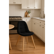 Крісло Leobert Bora оксамитове чорний
