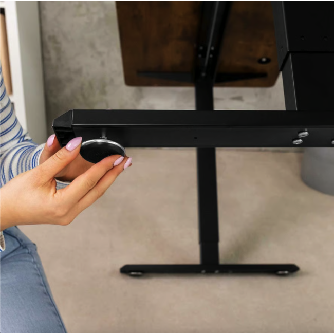 Компьютерный стол с регулируемой высотой Di Volio Biago черный