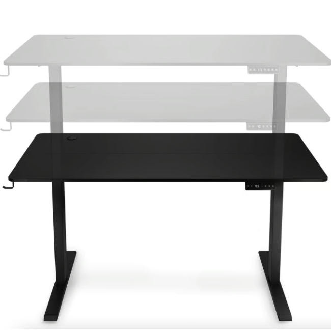 Компьютерный стол с регулируемой высотой Di Volio Biago черный