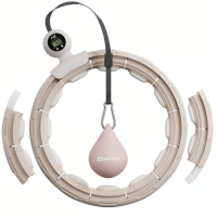 Хулахуп Hop-Sport HS-C113HH массажный с утяжелителем и счетчиком бежевый