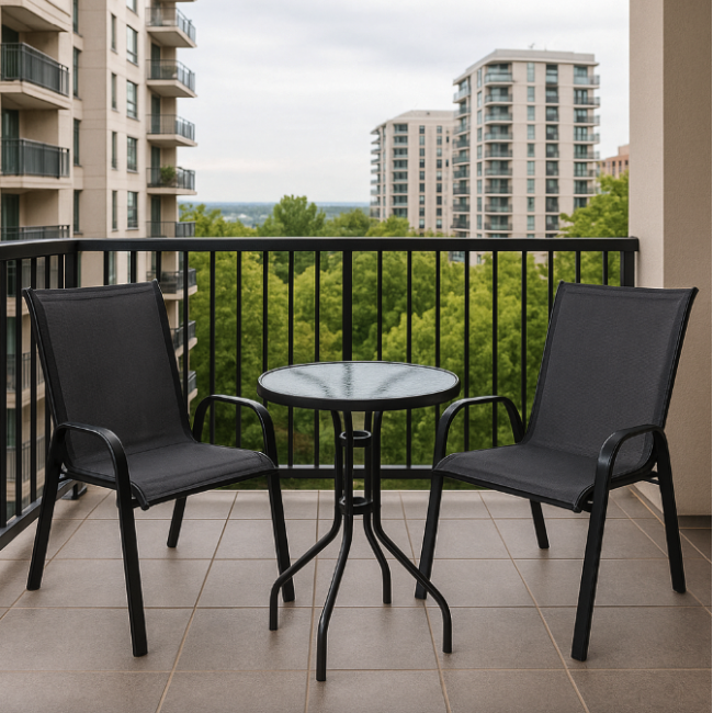 Набір садових меблів Chomik TWIKS стіл та 2 стільці