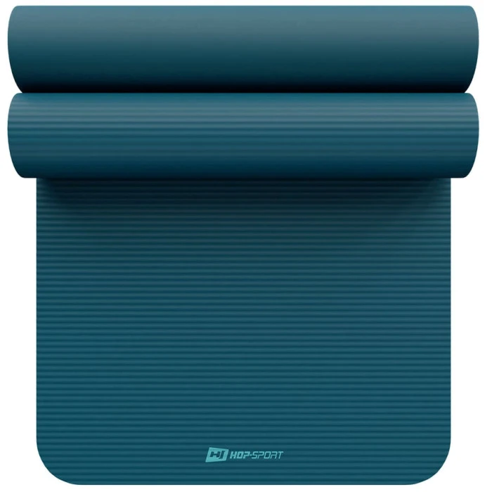 Коврик для йоги Hop-Sport HS-NB016GM NBR 1,5см темный морской