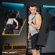 Коврик для йоги Trex Sport TX-029NGM NBR 2см 190х80 черный