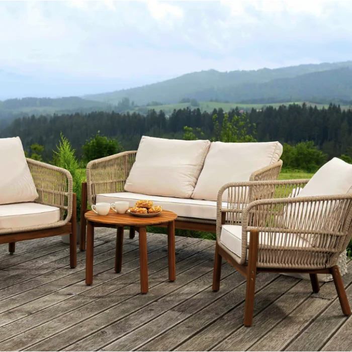 Комплект садовой мебели Di Volio Deli бежево-кремовый