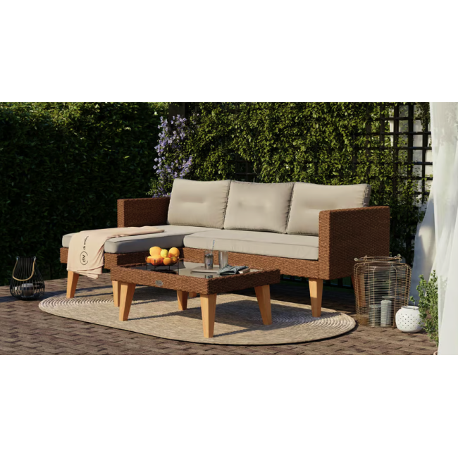 Комплект меблів для саду Di Volio Imola коричневий