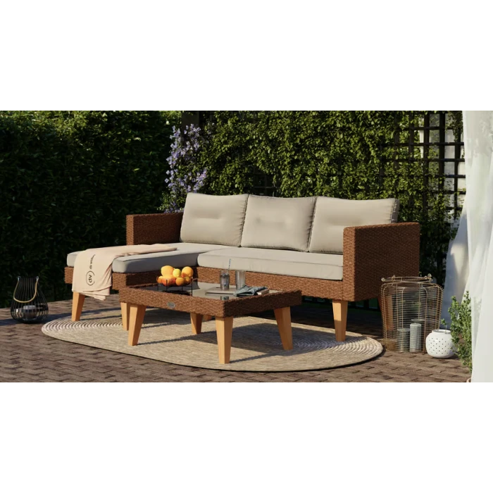 Комплект мебели для сада Di Volio Imola коричневый