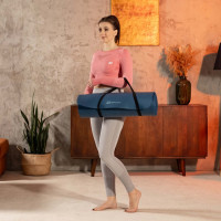 Коврик для йоги Hop-Sport HS-NB016GM NBR 1,5см темный морской