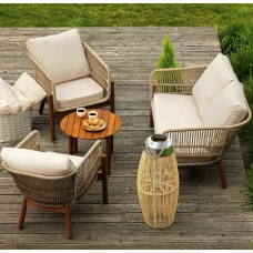 Комплект садових меблів Di Volio Deli бежево-кремовий