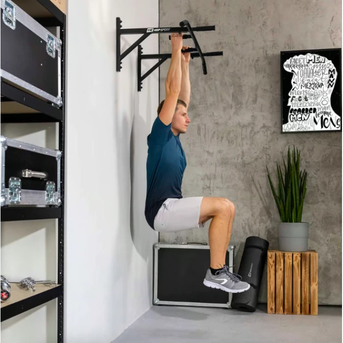 Турник настенный Hop-Sport HS-2004K с перчатками