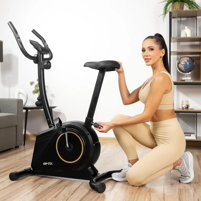 Велотренажер Gymtek XB700 золотой магнитный
