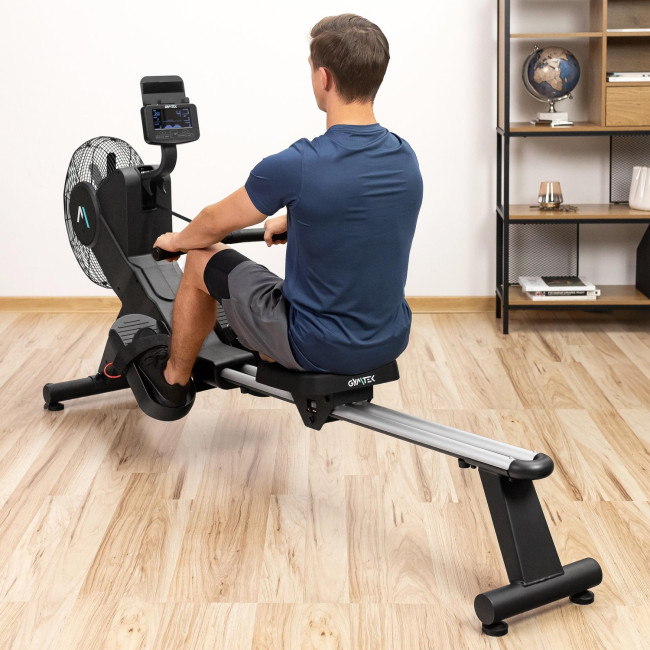 Гребний тренажер Gymtek XR2000 електромагнітний з аеродинамічним навантаженням