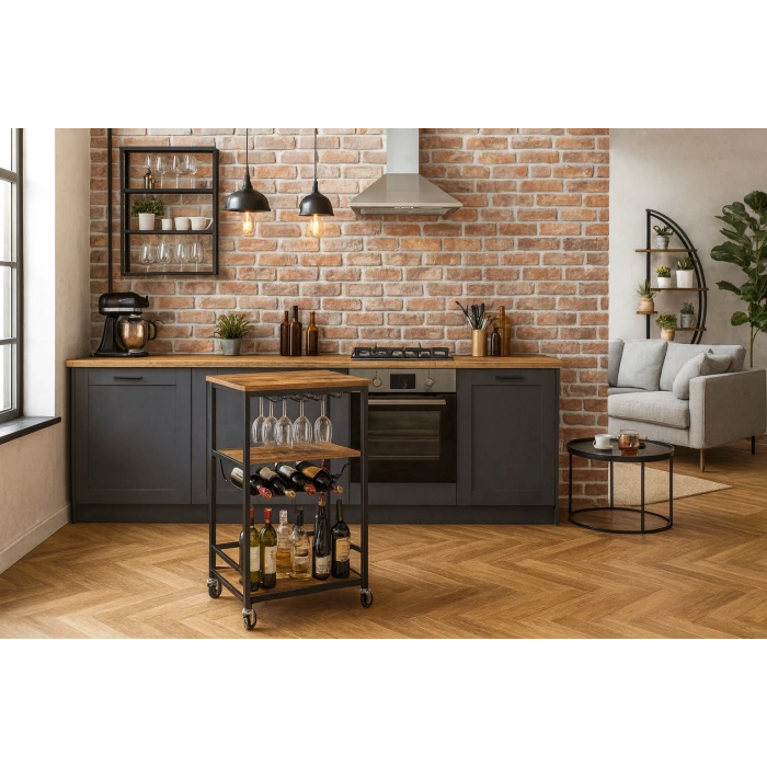 Стеллаж Leobert Modern на колесах в стиле Loft