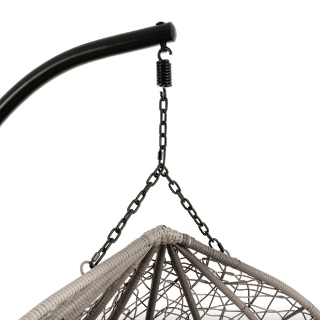 Підвісне крісло-кокон Di Volio Foggio двомісне сірий