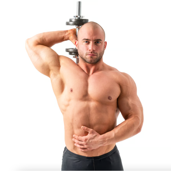 Гантеля металлическая Hop-Sport New 10кг с перчатками