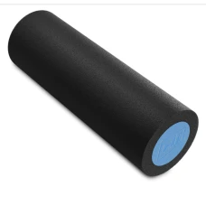Массажный ролик (валик, роллер) Hop-Sport EPE 45см Черно-голубой