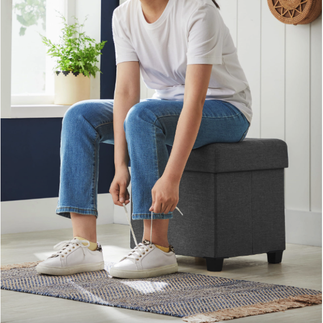 Пуф Leobert Jasmine 37 л серый