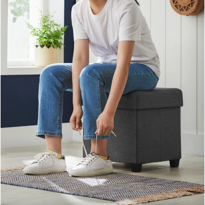 Пуф Leobert Jasmine 37 л серый