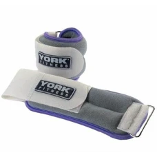 Утяжелители York Fitness Soft для рук и ног 2х0,5кг серый