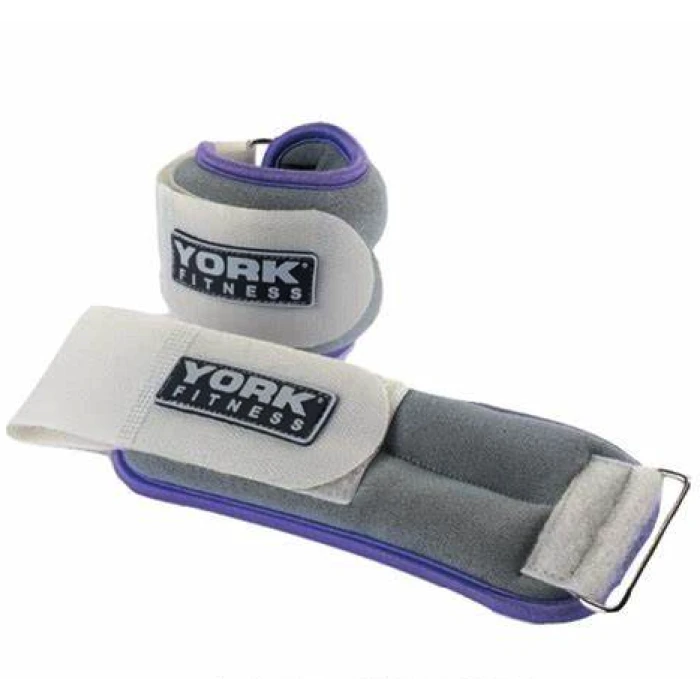 Обважнювачі York Fitness Soft для рук і ніг 2х0,5кг сірий