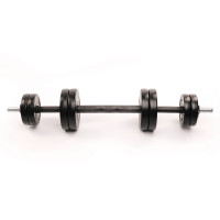 Гантелі Elitum 2х16кг + подовжувач грифа для штанги