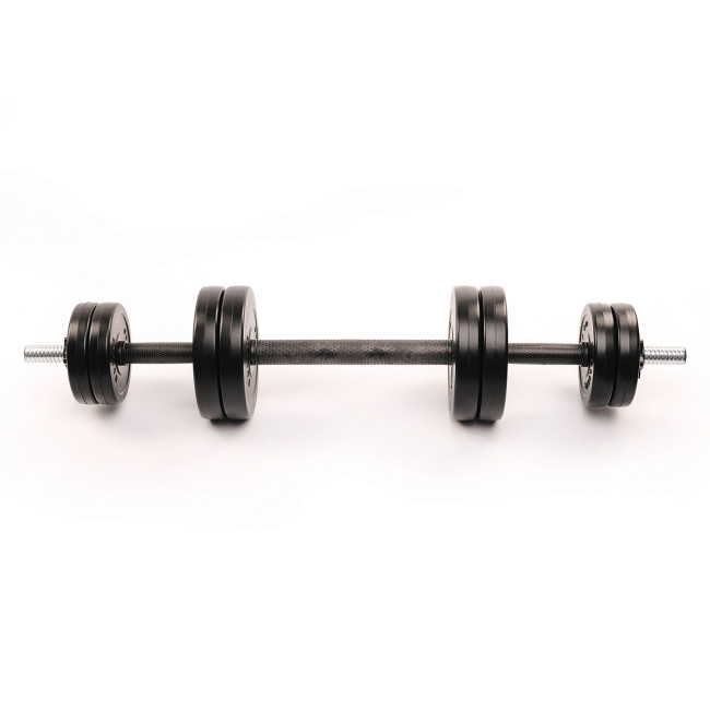 Гантелі Elitum 2х16кг + подовжувач грифа для штанги