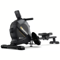 Гребний тренажер Hop-Sport HS-080R Aspen магнітний чорно-золотистий