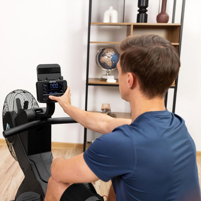 Гребний тренажер Gymtek XR2000 електромагнітний з аеродинамічним навантаженням