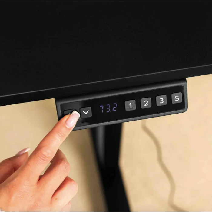 Комп'ютерний стіл з регульованою висотою Di Volio Biago чорний