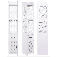 Пенал-шкаф Leobert Cubic для ванны 120см напольный