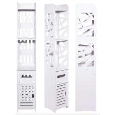 Пенал-шкаф Leobert Cubic для ванны 120см напольный